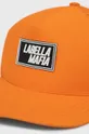 Bombažna kapa LaBellaMafia oranžna