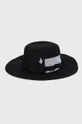 czarny Volcom kapelusz Męski