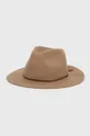 brązowy Brixton kapelusz wełniany Męski