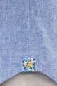 Сорочка з льону Manuel Ritz блакитний