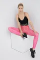 LaBellaMafia legginsy treningowe Full Print różowy