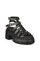 Altercore sandale de piele CLEO.VEGAN.BLACK negru ZS22