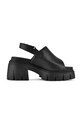 Altercore sandale gros negru OPHELIA.VEGAN.BLACK