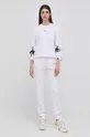 Silvian Heach - Βαμβακερό παντελόνι λευκό