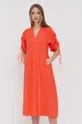 Bavlnené šaty Beatrice B oranžová