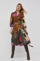 vícebarevná Bavlněné šaty Liviana Conti
