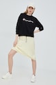 RVCA rochie galben C3DRRC.VANILLA