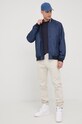 Bavlněný svetr Lee Cooper SWANDYORGANICPARISIAN námořnická modř ZS22