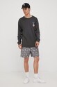 RVCA szorty C1VORB.BLACK szary ZS22
