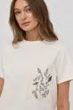 Beatrice B t-shirt z domieszką lnu Damski