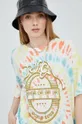 multicolor RVCA t-shirt bawełniany