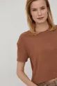 Brixton t-shirt brązowy