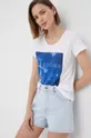 Βαμβακερό μπλουζάκι Lee Cooper Γυναικεία