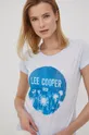 Βαμβακερό μπλουζάκι Lee Cooper μπλε