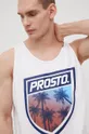 λευκό Βαμβακερό μπλουζάκι Prosto Mapal