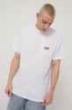 λευκό Βαμβακερό μπλουζάκι Prosto Pocky Ανδρικά