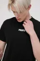 μαύρο Βαμβακερό μπλουζάκι Prosto Smallog