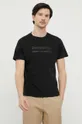 μαύρο Βαμβακερό μπλουζάκι Bomboogie