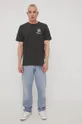 Βαμβακερό μπλουζάκι Volcom γκρί