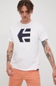 biały Etnies t-shirt bawełniany