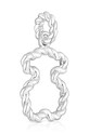 Шарм Tous Twisted 1003679500 срібний ZS23