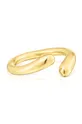Srebrni prsten pokriven zlatom Tous zlatna