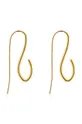 Ασημένια επιχρυσωμένα σκουλαρίκια Tous χρυσαφί