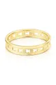 Серебряное кольцо с позолотой Tous золотой