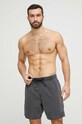 Plavkové šortky Volcom Planet friendly sivá A2512305.BLK