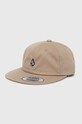 Хлопковая кепка Volcom хлопок бежевый D5512318.BLK