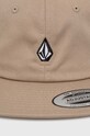 Volcom șapcă de baseball din bumbac D5512318.BLK bej SS24