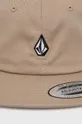 Βαμβακερό καπέλο του μπέιζμπολ Volcom μπεζ