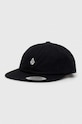 Volcom czapka z daszkiem bawełniana bawełna czarny D5512318.BLK