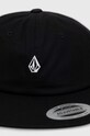 Volcom șapcă de baseball din bumbac D5512318.BLK negru SS24