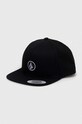 Volcom șapcă de baseball din bumbac bumbac negru D5512322.BLK
