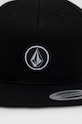 Volcom șapcă de baseball din bumbac D5512322.BLK negru AW24