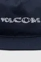 Βαμβακερό καπέλο του μπέιζμπολ Volcom σκούρο μπλε