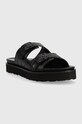 Kožené pantofle Charles Footwear Luisa Luisa.Sandal černá ZS23