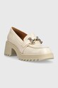 Charles Footwear czółenka skórzane Kiara Kiara.Loafer beżowy ZS23