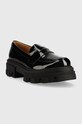 Δερμάτινα μοκασίνια Charles Footwear Mey Mey.Loafer.Basic μαύρο ZS23