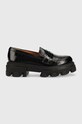 Kožené mokasíny Charles Footwear Mey usňová koža čierna Mey.Loafer.Basic