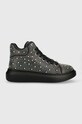 GOE sneakersy platforma czarny LL2N4073