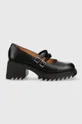 μαύρο Δερμάτινα κλειστά παπούτσια Charles Footwear Kiara Mary Jane Γυναικεία