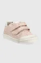 Παιδικά δερμάτινα αθλητικά παπούτσια Froddo ροζ