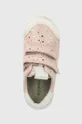 рожевий Дитячі шкіряні кросівки Froddo