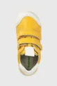κίτρινο Παιδικά δερμάτινα αθλητικά παπούτσια Froddo