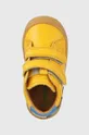 κίτρινο Δερμάτινα παιδικά κλειστά παπούτσια Froddo