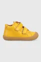 жовтий Дитячі шкіряні туфлі Froddo Дитячий