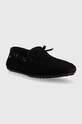 GOE mokasyny zamszowe LL1N4001 czarny ZS23