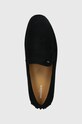 Wojas mokasyny zamszowe czarny 1014561
